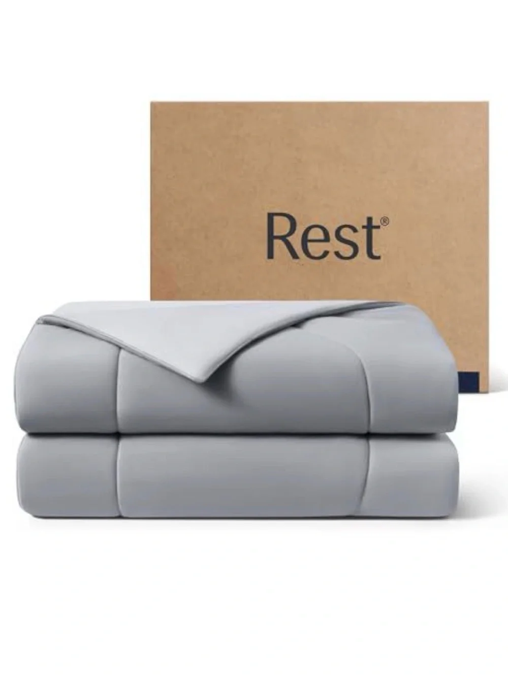 REST® Evercool® Cooling Comforter Blanket for Hot Sleepers, King Cool Gray